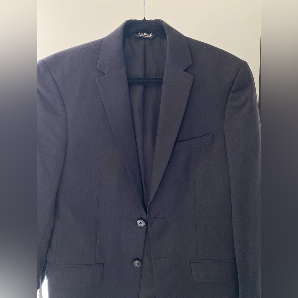 Jos. A. Bank Black Modern Suit Timeless Elegance - Picture 5 of 15